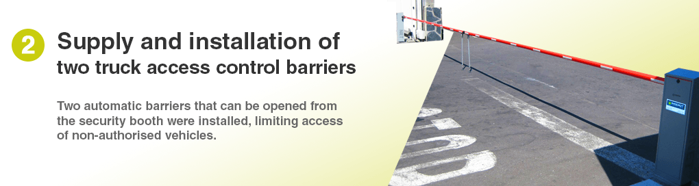 truck access control barriers