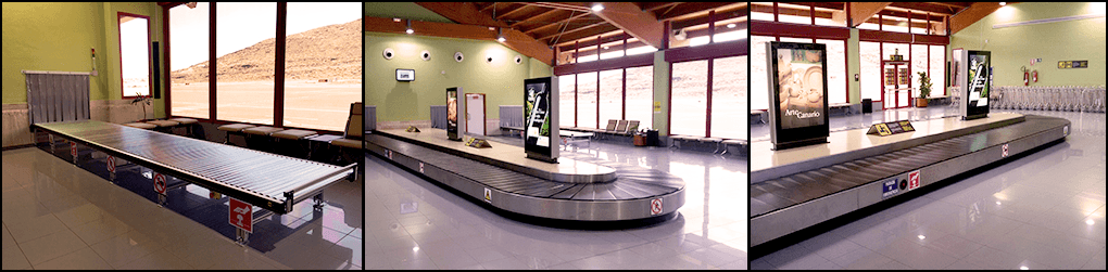 conveyor belt for baggage 