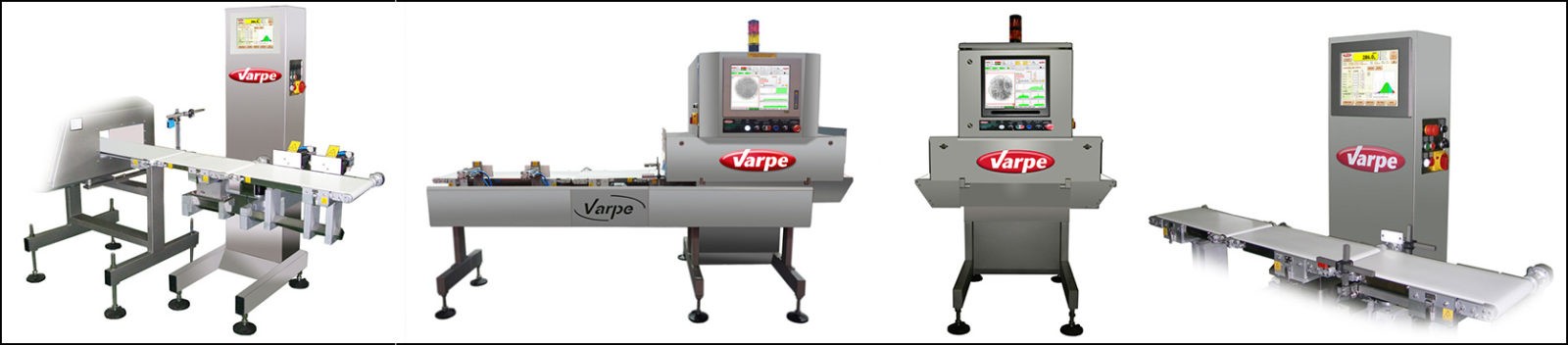 module composed of a conveyor and a metal detector with an automatic stop and alert system when a pollutant is detected