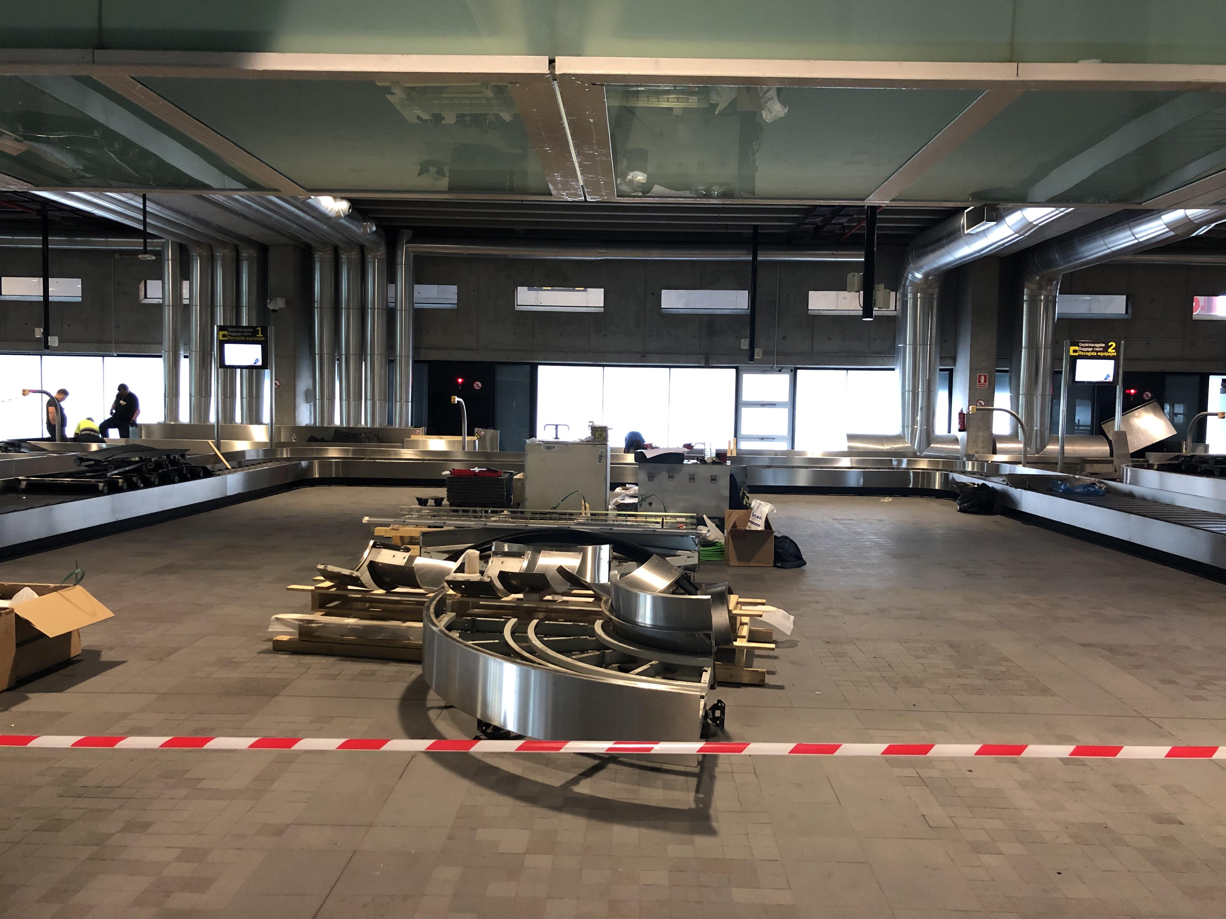 Montaje Industrial de ingenut en el aeropuerto de la Palma